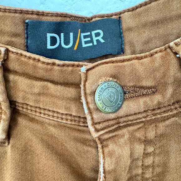 Du/er Men's No Sweat Pants Size 30 X 32 Relaxed Fit Tapered Cotton Blend Amber - Picture 3 of 11